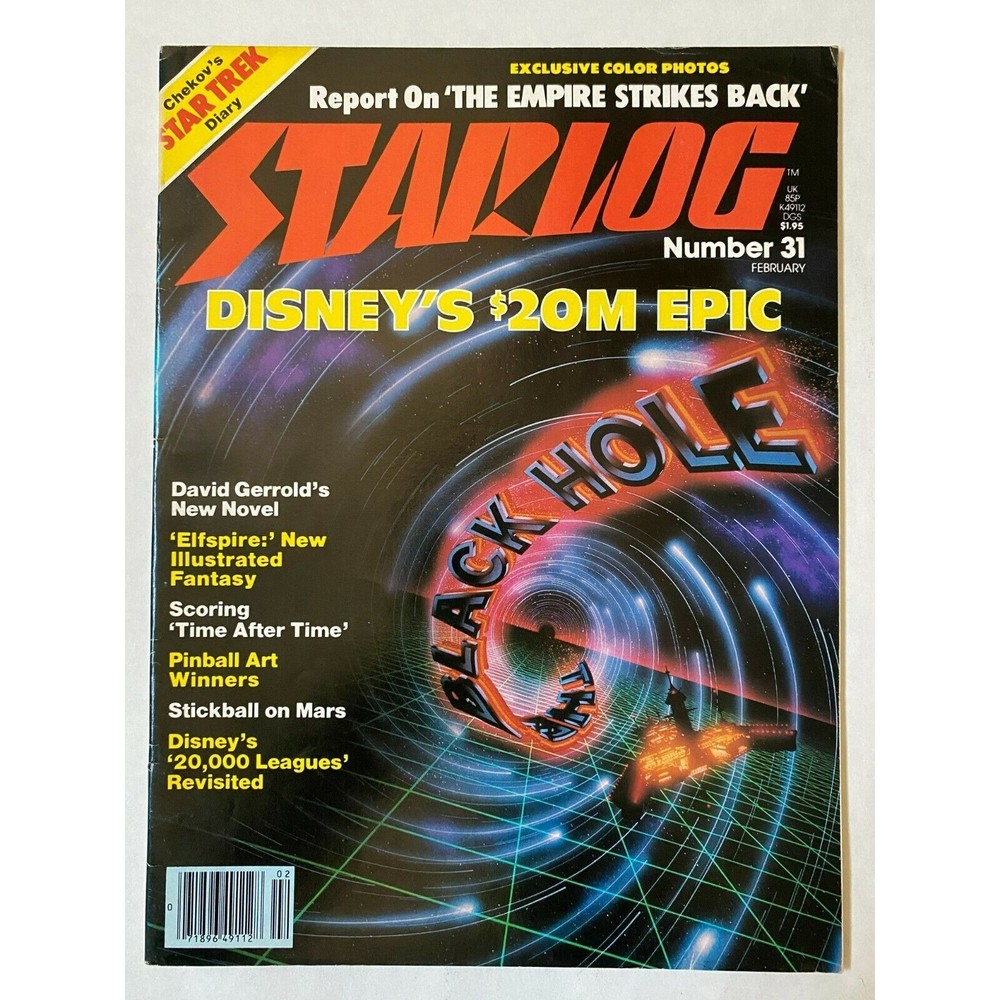 STARLOG #31 - 1983 February Featuring The Black Hole On Cover VINTAGE
